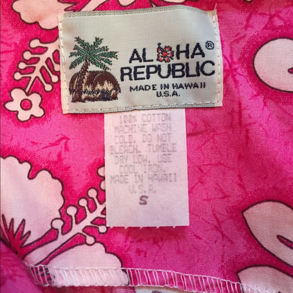 NEW ALOHA REPUBLIC DRESS HAWAII PINK WHITE FLORAL MINI SLEEVELESS Size S - Picture 8 of 8
